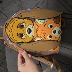 Disney Fox and Hound Brown Backpack